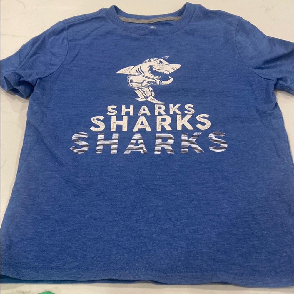 Gap Blue Shark Graphic Kids T-Shirt